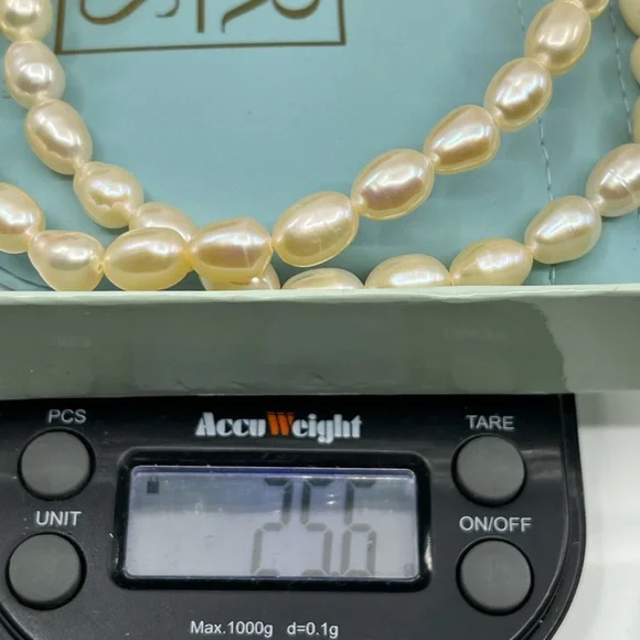✨ Ross-Simons 16” Pearl Necklace – Original Pouch & Box ✨ - Picture 17 of 17